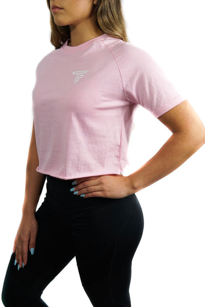 TF Cropped Shirt- Soft Pink