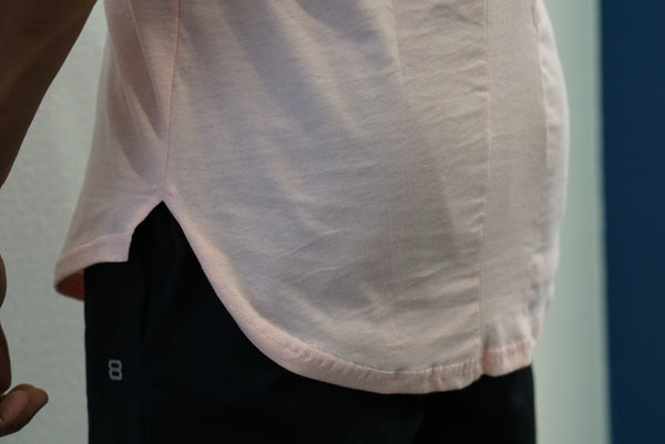 TF Drop Shoulder Shirt- Salmon Pink