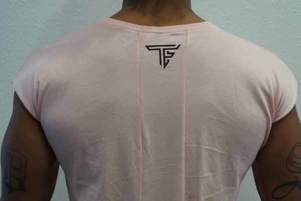 TF Drop Shoulder Shirt- Salmon Pink