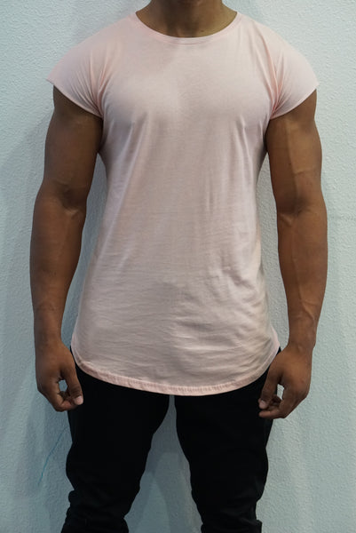 TF Drop Shoulder Shirt- Salmon Pink