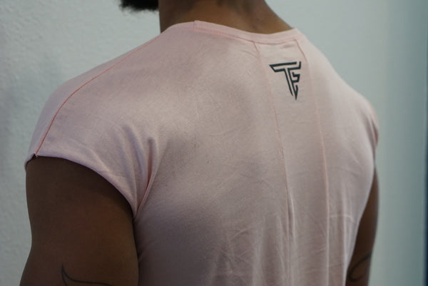 TF Drop Shoulder Shirt- Salmon Pink