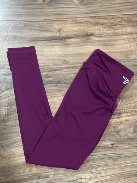 TF Scrunch Leggings- Plum