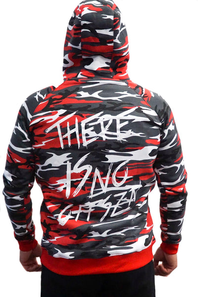 Statement Hoodie- Red Camo