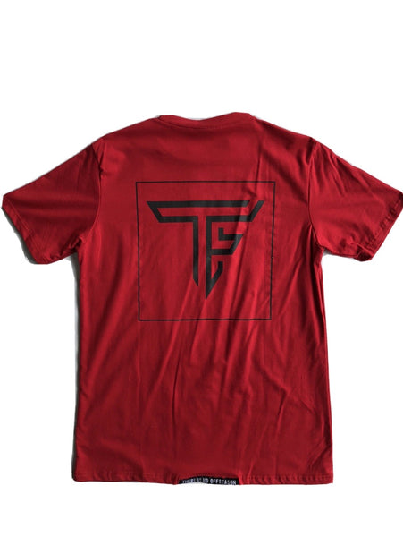 TF Block Performance Shirt- Red/Black