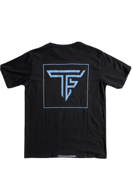 TF Block Performance Shirt- Black/Sky Blue