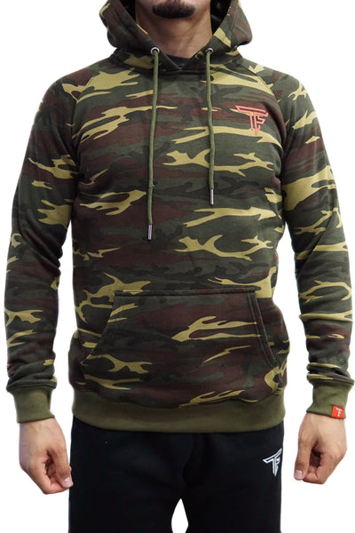 Statement Hoodie- Green Camo