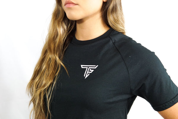 TF Cropped Shirt- Black