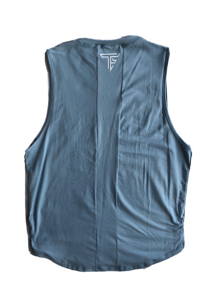 TF Cutoff Shirt- Sky Blue