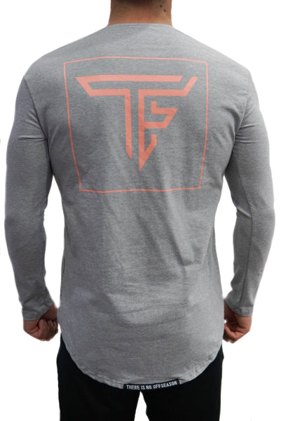 TF Block Long sleeve- Heather Grey