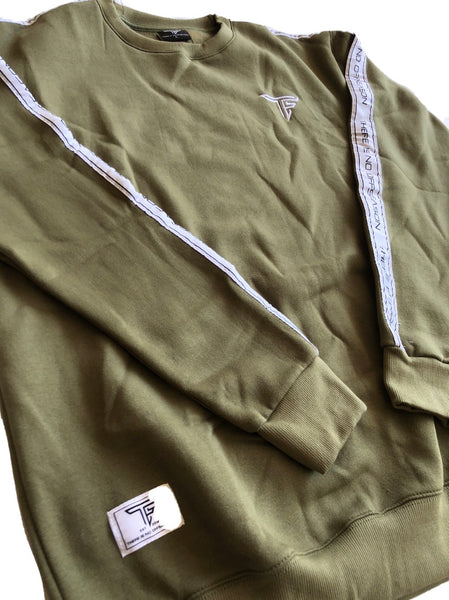 TF Signature Crewneck- Olive