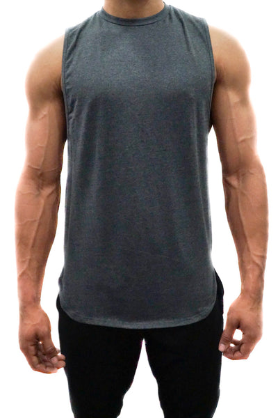 TF Cutoff Shirt- Charcoal