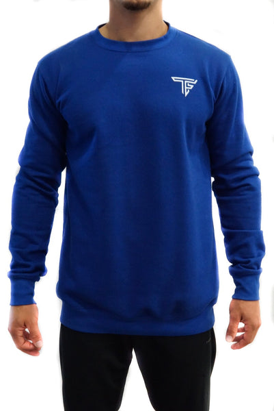TF Crewneck Sweater- Blue