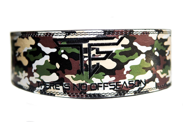 TF "There Is No Offseason" Lever Belt- Camo