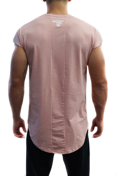 TF Drop Shoulder Shirt- Salmon