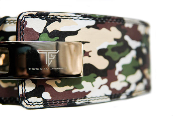 TF "There Is No Offseason" Lever Belt- Camo