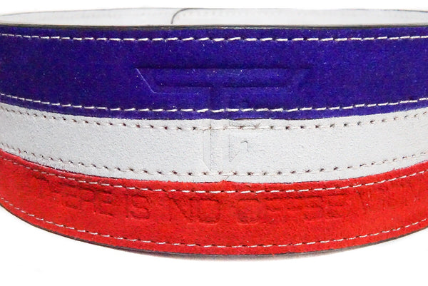 TF "There Is No Offseason" Lever Belt- Red/White/Blue