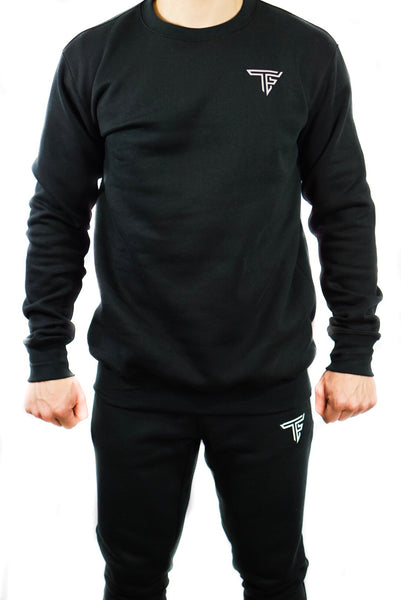 TF Crewneck Sweater- Black