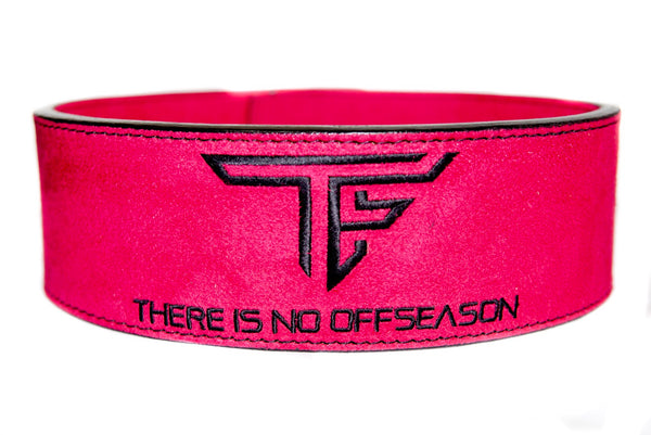 TF "There Is No Offseason" Lever Belt- Magenta