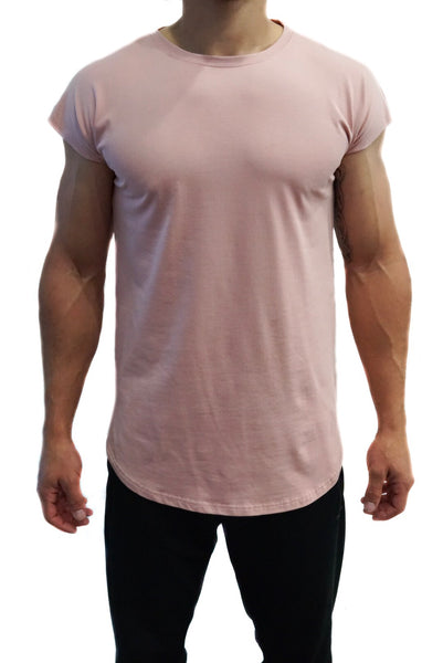 TF Drop Shoulder Shirt- Salmon