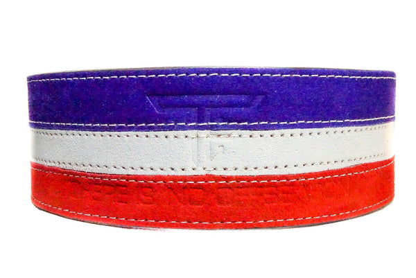 TF "There Is No Offseason" Lever Belt- Red/White/Blue